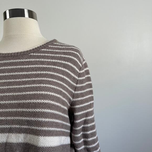 Athleta • Stripe Kennewick Sweater Walnut - Picture 2 of 6